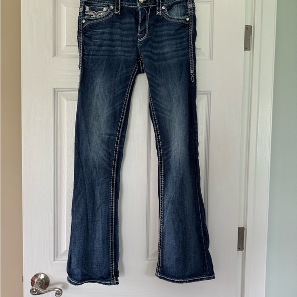Rock Revival Dark Blue Boot Cut Jeans - Picture 2 of 2